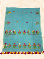 Kota Phool saree|Sky blueKDHW005