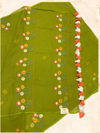 Kota Phool saree|Mehendi green|KDHW001
