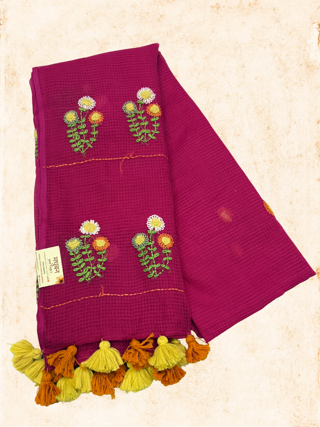 Kota Phool saree|Pink|KDHW004