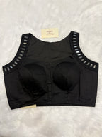 Mirror work padded blouse|Black|MWB002