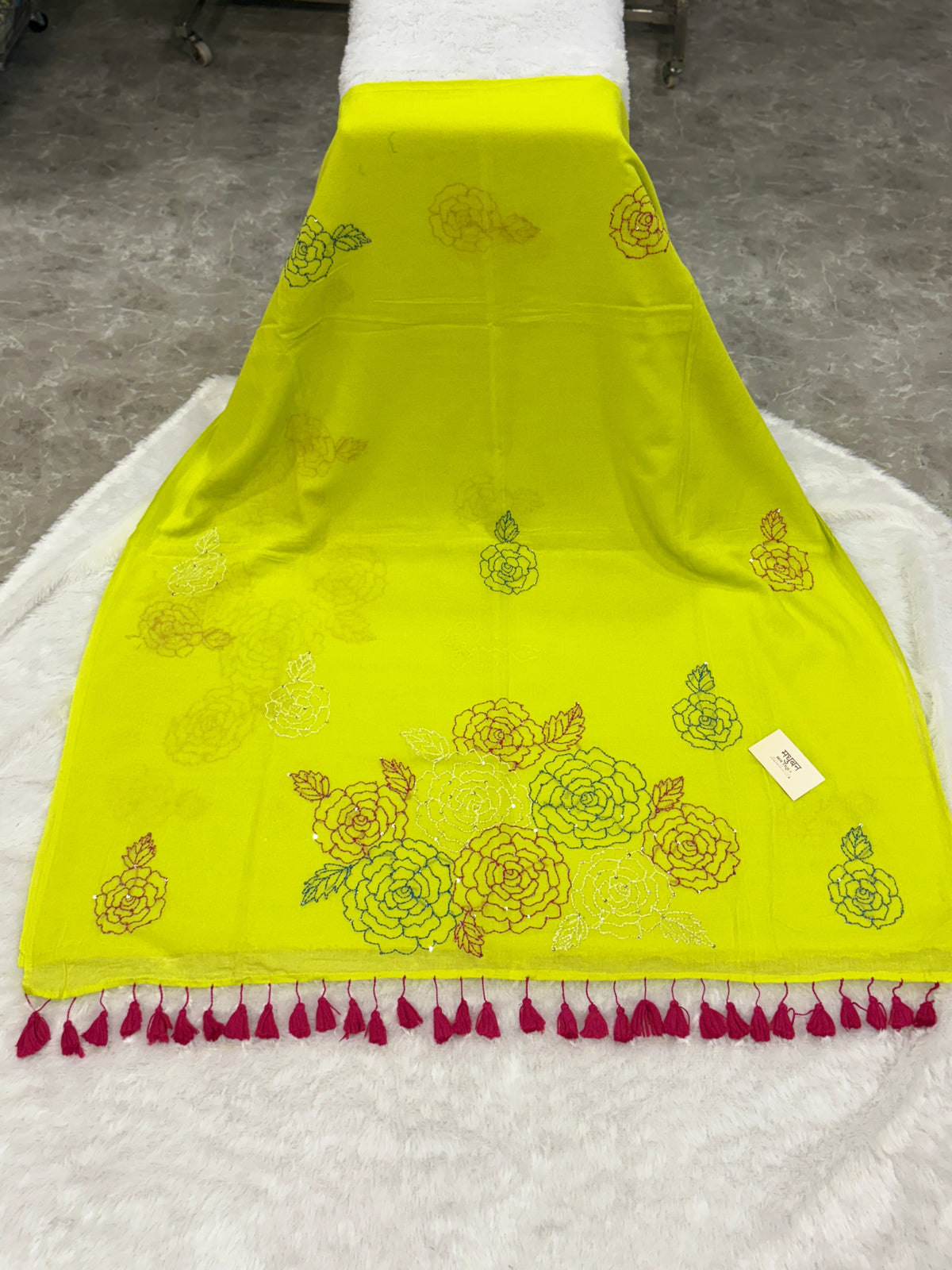 Katha sequence mulcotton saree|Popti|KSMC007