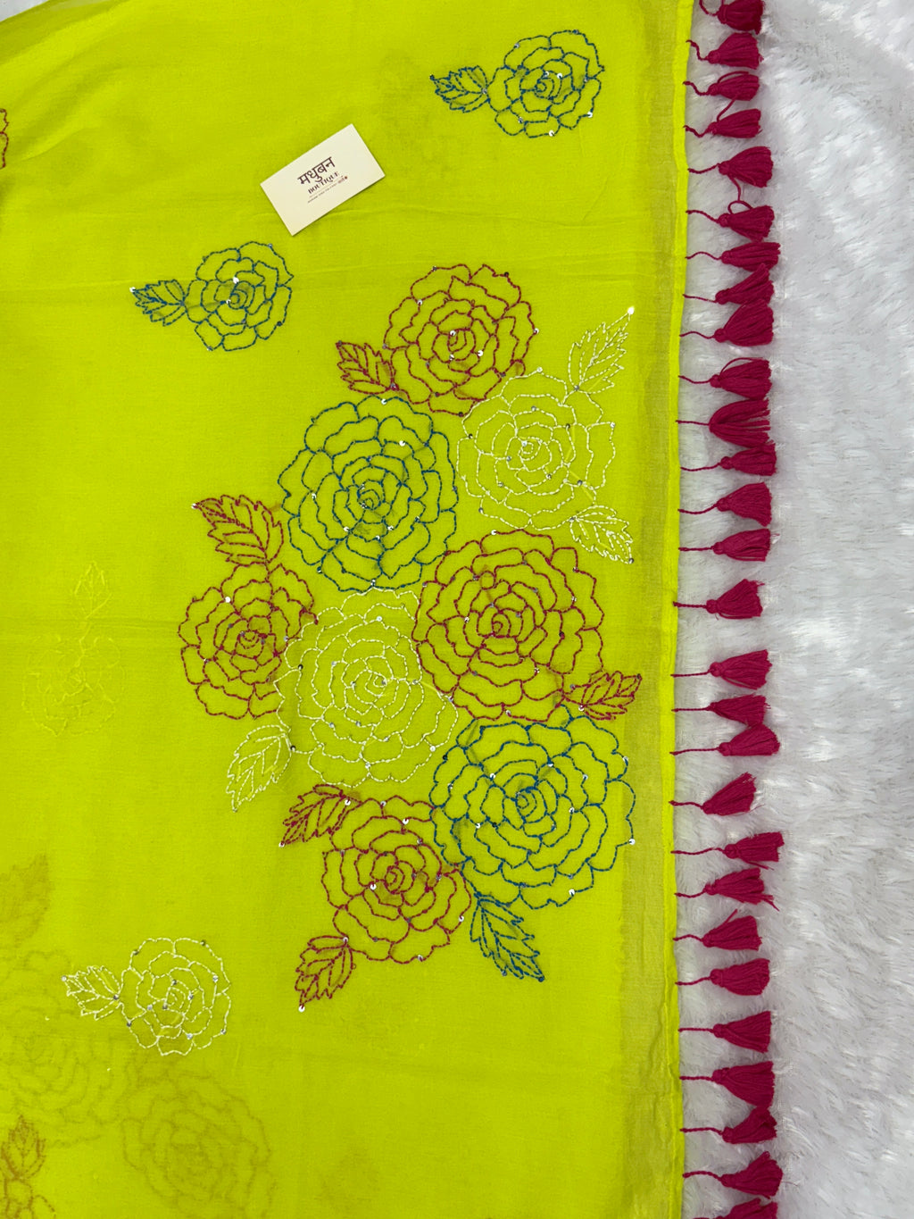 Katha sequence mulcotton saree|Popti|KSMC007