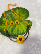 Polymer clay sunflower hasli|CH001