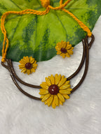 Polymer clay sunflower hasli|CH001
