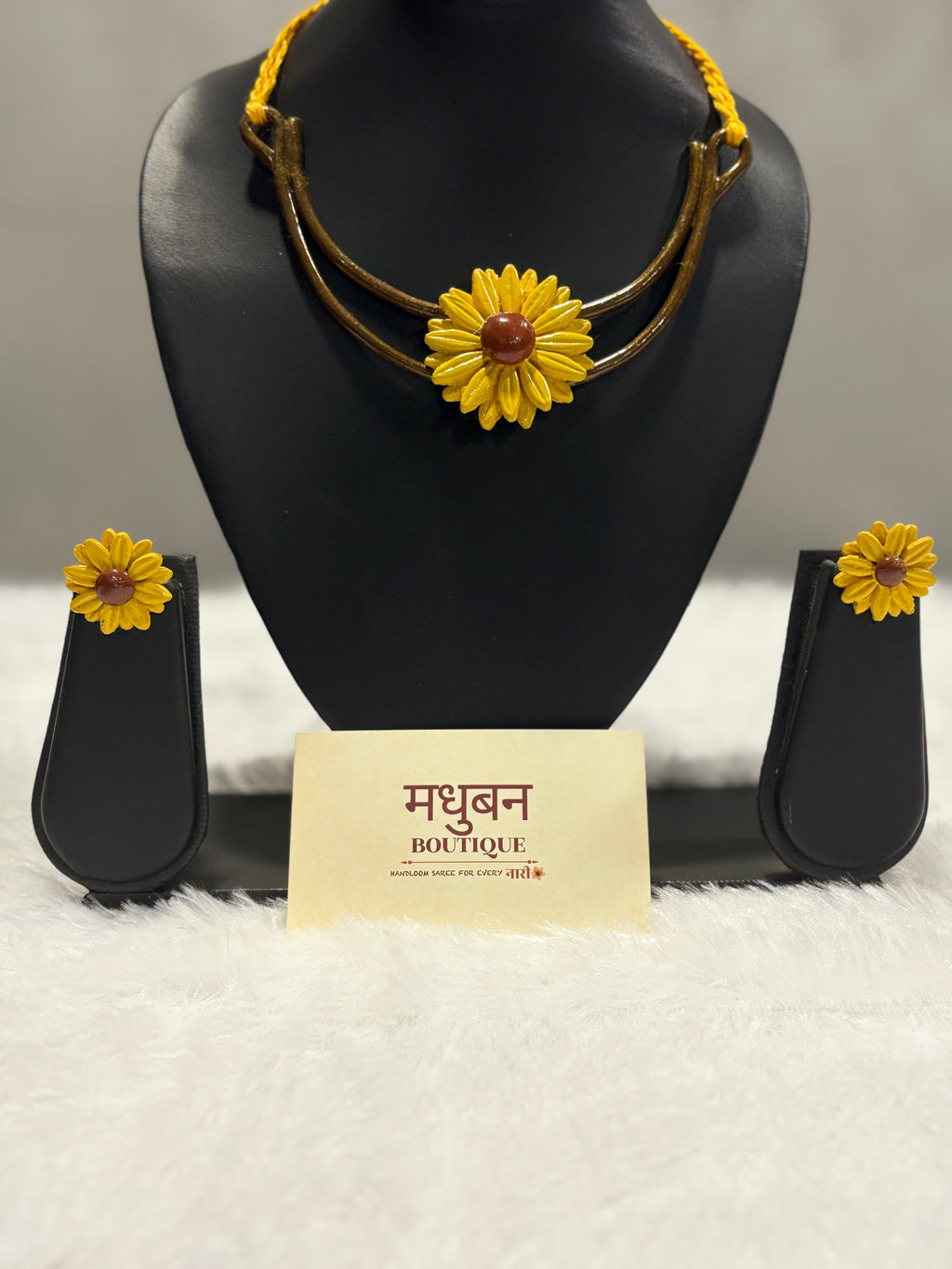 Polymer clay sunflower hasli|CH001