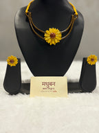 Polymer clay sunflower hasli|CH001