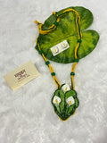 Polymer clay lily flower neckpiece| CJ004