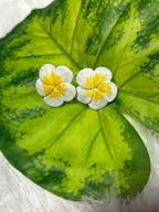 Polymer clay flower neckpiece| CJ005