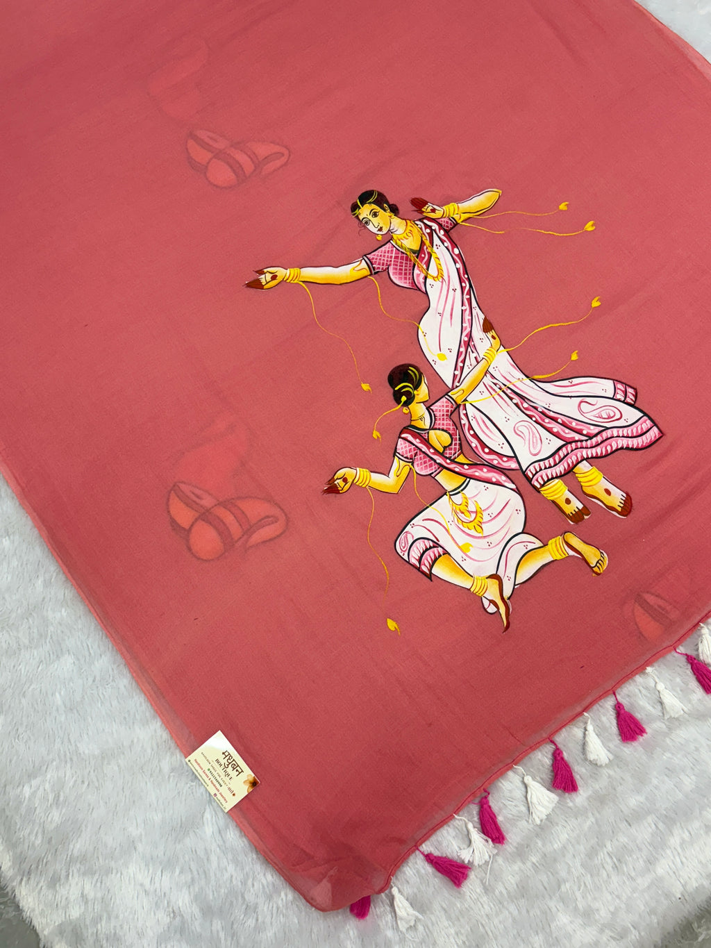 Handpainted devdas saree|Aboli|HPDEV06