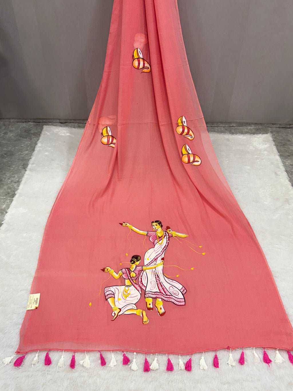 Handpainted devdas saree|Aboli|HPDEV06